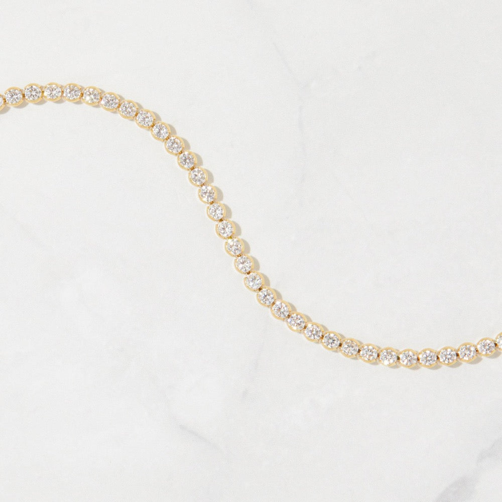 Tennis Bracelet, Gold Tennis Bracelet, Cubic Zirconia Tennis Bracelet, Dainty Bracelet, Diamond Bracelet, Gift for Her