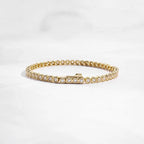 Handmade Tennis Bracelet, Gold Tennis Bracelet, Cubic Zirconia Tennis Bracelet, Dainty Bracelet, Diamond Bracelet, Gift