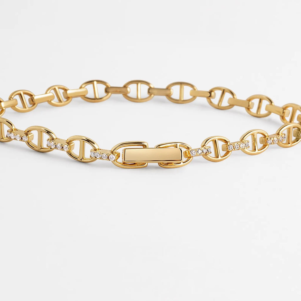 Handmade Chain Bracelet , Minimalist Bracelet, Dainty Bracelet, Gift for Her, Gold Bracelet, Sterling Silver