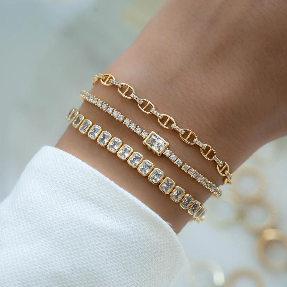 Handmade Chain Bracelet , Minimalist Bracelet, Dainty Bracelet, Gift for Her, Gold Bracelet, Sterling Silver