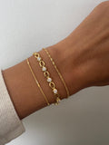 Two Delicate Bracelets Set, Dainty Bracelet Set, Two Minimalist Bracelets, Delicate Bracelet, Gift for her, Gold