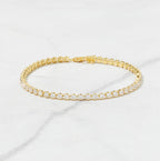 Tennis Bracelet, Gold Tennis Bracelet, Cubic Zirconia Tennis Bracelet, Dainty Bracelet, Diamond Bracelet, Gift for Her