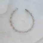 Handmade Chain Bracelet , Minimalist Bracelet, Dainty Bracelet, Gift for Her, Gold Bracelet, Sterling Silver